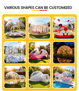 Carpa de Burbujas Inflable para <span class=keywords><strong>Piscina</strong></span>, Romántica, de PVC, Impermeable, Transparente, para Ocio y Camping, Personalizable - Product Image 2