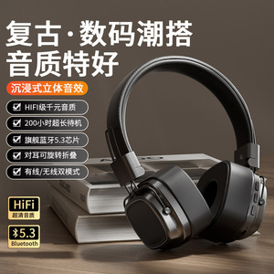 Auriculares Bluetooth Supraaurales Inalámbricos con Cancelación de Ruido, Estéreo, Iluminación para Juegos, Carga Tipo C, Resistentes al Agua IPX4 - Product Image 4