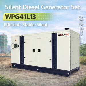 Generatore Diesel WPG41L13 30kW (Prime) 41kVA (Standby) Silenziato per Alimentazione <span class=keywords><strong>di</strong></span> Backup <span class=keywords><strong>di</strong></span> Fabbriche, Magazzini e Uffici - Product Image 1