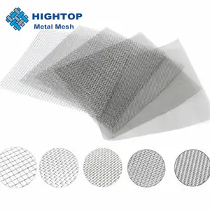 Tessuto semplice 5X5 6x24X24 25x25x25 50x50 Mesh maglia in acciaio inossidabile tessuto schermo quadrato in rete metallica