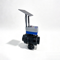 Vanne Électrique Solaire 4G WiFi Lora à Contrôle Intelligent Sans Fil pour Irrigation Agricole, Vanne à Boisseau Papillon