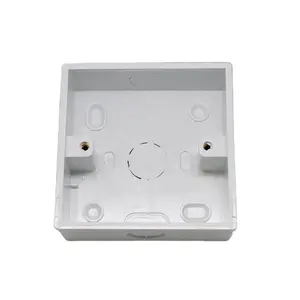 Supporto di montaggio in plastica del regno unito 86 tipo pvc abs interruttori a parete elettrici presa custodia in plastica scatola di giunzione presa 86x86 3x3