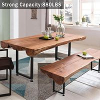 Pieds de table en métal noir moderne en forme de Z de 28 pouces, robustes, pour bureau à domicile, cuisine, hôtel et table basse
