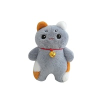 Quatre styles de porte-clés Bell Cats, poupées en peluche douces, jouets mignons pour filles, pendentifs de sac, breloques de sac à dos, porte-clés, cadeau Kawaii