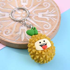 Porte-clés PVC personnalisé avec logo en relief en caoutchouc souple 3D Porte-clés PVC promotionnel style souvenir - Product Image 2