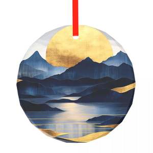 กล่องแก้วทรงกลมปรับแต่งภาพได้ตามต้องการเครื่องประดับคริสต์มาสทรงกลมจี้สไตล์วันหยุดลูกบอลแก้วตกแต่งบ้านงานฝีมือพิมพ์เลเซอร์ที่บรรจุในกล่อง - Product Image 1