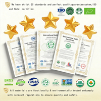 100% Pur Naturel Biologique Extrait de Feuille de Moringa en Poudre Verte Vrac, Supplément Conditionné en Fût