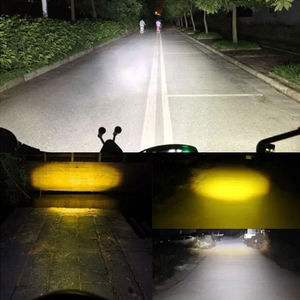 1 pezzo H4 BA20D faro Moto Moto Led lampadine CSP Chip Hi <span class=keywords><strong>Lo</strong></span> lente H4 fendinebbia Scooter Moto accessori faro 12V - Product Image 3