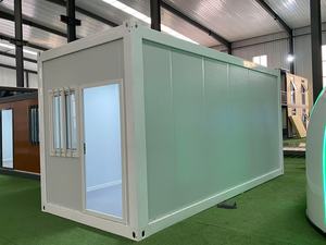 Trại Đúc Sẵn Di Chuyển 20ft Phẳng Gói <span class=keywords><strong>Container</strong></span> <span class=keywords><strong>Container</strong></span> Nhà Cho Văn Phòng Sẵn Sàng Làm Nhà Di Động Văn Phòng - Product Image 4