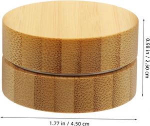 Pot cosmétique vide en aluminium et bambou de 15g, 20g, 25g, 30g, 50g, 60g, 80g - Product Image 2