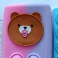 Vente en gros Cahier anti-stress à bulles en silicone à spirale A5 avec boîte à crayons