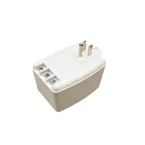 Transformador plug-in de campainha, fornecimento de fábrica, 20VA 24VA 120V a 16V 24V