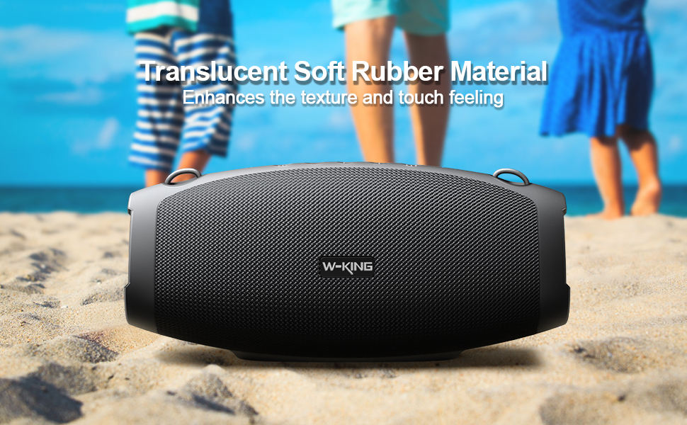 W-KING X10 ポータブル防水Bluetoothスピーカー - アウトドア用70W出力