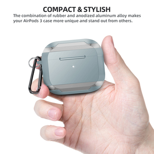 Vỏ tai nghe <span class=keywords><strong>Bluetooth</strong></span> hợp kim nhôm chất lượng cao cho Apple Vỏ bảo vệ chống rơi Tai nghe không dây dành cho AirPods - Product Image 5