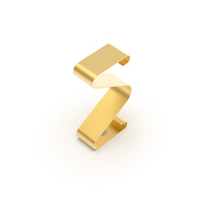 Ressort de contact en cuivre béryllium plaqué or de type M pour mise à la terre des circuits imprimés (PCB) SMD, pour l'électronique et les appareils électroménagers - Product Image 2