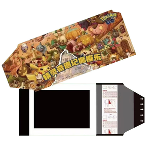 Chinois Simplifié Bande Dessinée Art Métal Graded Pokemoned Timbre Trading Collection Carte Acrylique Aimant Booster Boîte Jeu De Société Boîte-Cadeau - Product Image 2