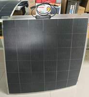 Panneau solaire flexible bifacial ETFE 100W 200W, module PV mono semi-flexible pour camping-car, bateau, yacht, camping, système 12V