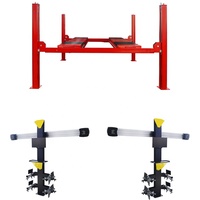 Machine de levage de voiture hydraulique haute efficacité stable qualité longue durée de vie alignement de roue combo 4 poteaux ascenseur de voiture