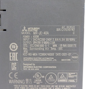 ชุดขับมอเตอร์ 12N.m 17 บิตเอนโค้ดเดอร์ 2.9A MR-JE-40A HG-KN43J-S100 เครื่องมือหุ่นยนต์ มอเตอร์ AC 400w - Product Image 3