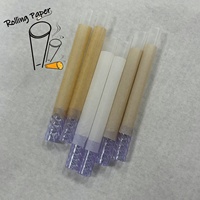 Tube à fumer en verre personnalisé 10 * 30MM, avec un port de fumage fileté unique, offrant une bonne sensation de fumée et une bonne combustibilité