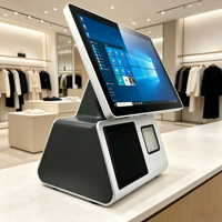 Kiosque tactile tout-en-un de point de vente certifié CE pour restaurant, machine de paiement en libre-service avec SDK