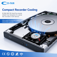 Ventilateur axial étanche IP67 30mm 3007 Mini ventilateur de refroidissement DC 30x30x7 pour le refroidissement des enregistreurs compacts