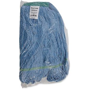 "Medium Blue Super Loop Wet Cotton/Synthetic <b>Mop</b> Head for Boardwalk BWK502BLNB" - Product Image 3