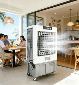 Nouveau produit lancé : Ventilateur portable domestique refroidi par eau, solution de refroidissement commerciale pour restaurants et hôtels en extérieur - Product Image 1