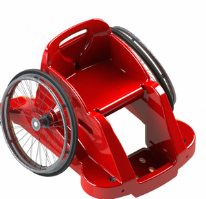 Fauteuil roulant de sport adaptatif Cadre en aluminium léger Siège ergonomique réglable Chaise d'entraînement multi-sport Rugby Basketball - Product Image 1