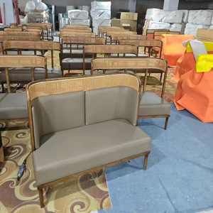 Xy tốt nhất Phật Sơn ánh sáng sang trọng thương mại Nhà Hàng bằng gỗ Đồ nội thất với bàn mây và ghế cho nhà hàng - Product Image 6