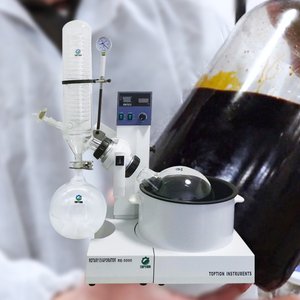 Équipement de chauffage par distillation Lab Rotovap avec fiole rotative 5L Équipement d'évaporation à couche mince - Product Image 4