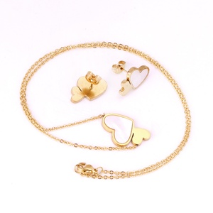 High Quality <b>Cheap</b> Dubai Gold Gold Plated Stainless Steel <b>Jewelry</b> <b>Set</b> for Women - Product Image 5