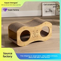 Jouet pour chat, griffoir, lit pour chat, maison pour chat intégrée sans éclats, structure d'escalade verticale pour chat toutes saisons MBS-1 pour chats de compagnie