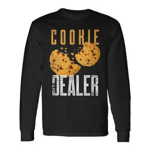 Camiseta de manga larga Cookie Dealer Baking Crew Baker Pastry Chef Bake Sale - Product Image 1