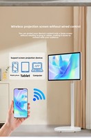 Écran portable intelligent avec fonction 'suivez-moi', batterie intégrée, écran tactile rotatif pour salon, fitness et streaming