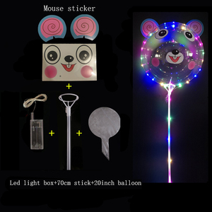Globos de Burbuja Transparentes Personalizados con Luz Brillante, Unicornio, Flor, Corazón, Estrella, Globos LED de Mano, Bobo, Buburja, Globo - Product Image 5