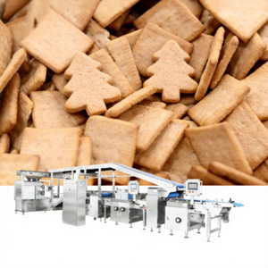 Macchina Automatica per la Produzione di Biscotti per Animali Domestici di Grande Capacità, Linea di Produzione di Cracker Salati Biologici - Product Image 1