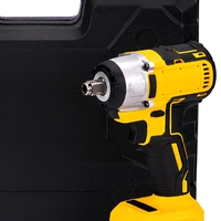 Kit de clé à chocs sans fil 21V avec double batterie et chargeur, outil à couple élevé pour la réparation automobile et la construction
