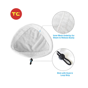 Tampons de nettoyage en microfibre lavables et réutilisables, accessoires de remplacement pour serpillière vapeur Steamboys X5 <span class=keywords><strong>H2O</strong></span> H20 S302 S001 - Product Image 3