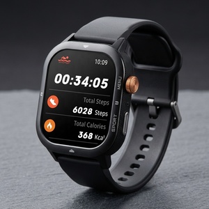 Montre connectée C30 pour femmes, écran large 1,93 pouces, personnalisable par l'usine OEM, dernière génération, bracelet en silicone, répondre aux appels, surveillance <span class=keywords><strong>de</strong></span> la santé <span class=keywords><strong>24h</strong></span>/24. - Product Image 5