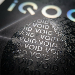Étiquette de sécurité transparente holographique personnalisée VOID anti-contrefaçon pour l'emballage des appareils photo et des écouteurs - Product Image 2