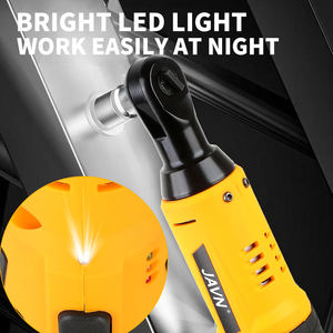 مفتاح ربط بسقاطة كهربائي لا سلكي JY 12V بقوة 45 نيوتن متر 33 قدم-رطل 3/8 بوصة، أداة إصلاح سيارات بنفسك لإزالة الصواميل والمسامير، مصنع OEM للمشاريع الذاتية - Product Image 6