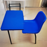 Vente en gros de mobilier scolaire moderne personnalisé en plastique et en métal, tables et chaises pour enfants et adultes, salle de classe, étudiants