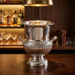 <b>Silver</b> Plated Brass Classic Durable <b>Ice</b> <b>Bucket</b> for Party - Product Image 4