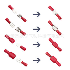 Kit de Conectores de Cable de Ingeniería Química, 140 Piezas, Terminales de Crimpado, Conectores Rápidos de Plástico Rojo y Azul para Cableado Eléctrico - Product Image 3