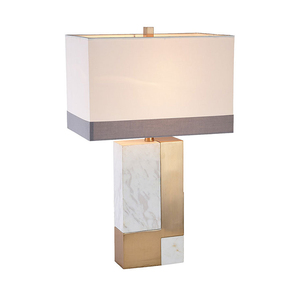 L'approvisionnement du fournisseur <span class=keywords><strong>lampe</strong></span> de table vintage <span class=keywords><strong>lampe</strong></span> de table en métal hôtel de luxe en marbre table lampes pour vente - Product Image 5