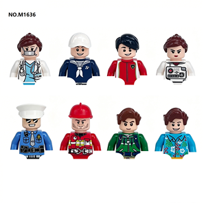 22 Styles de figurines de construction de personnages professionnels de la <span class=keywords><strong>ville</strong></span>, ensemble de jouets créatifs à collectionner pour enfants, en stock, livraison rapide - Product Image 5