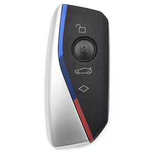 Hot Bán AF Sửa Đổi B-MW Thông Minh Từ Xa Vỏ Chìa Khóa ABS + Kim Loại Màu Đen Chìa Khóa Xe Trường Hợp Với 4 Nút Xe Phím Cho B-MW Tự Động - Product Image 5