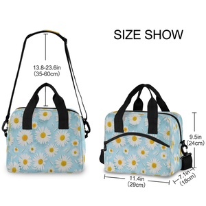 Eco-Friendly Large Reusable Thermal <b>Insulated</b> Portable Cooler <b>Lunch</b> Bag Customs Patterns logo for Sale - Product Image 3
