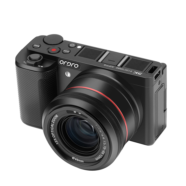 Factory Original 5K Mirrorless Camera with Optical Zoom & 4K Night Vision for YouTube Vlogs